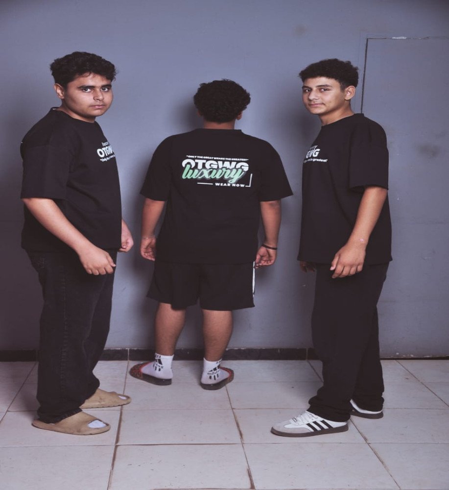  OTGWG Oversized Black T-Shirt (L–2XL) 